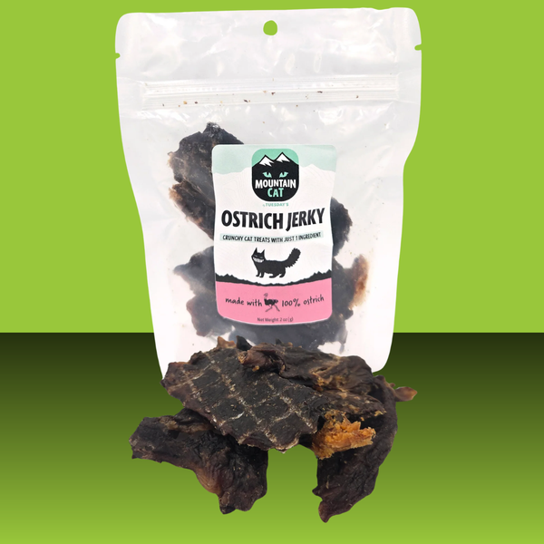 Tuesday's Mountain Cat Ostrich Jerky 2oz