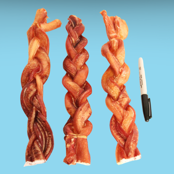 Tuesday's Natural Dog Company Jumbo Bully Stick Braid 12"