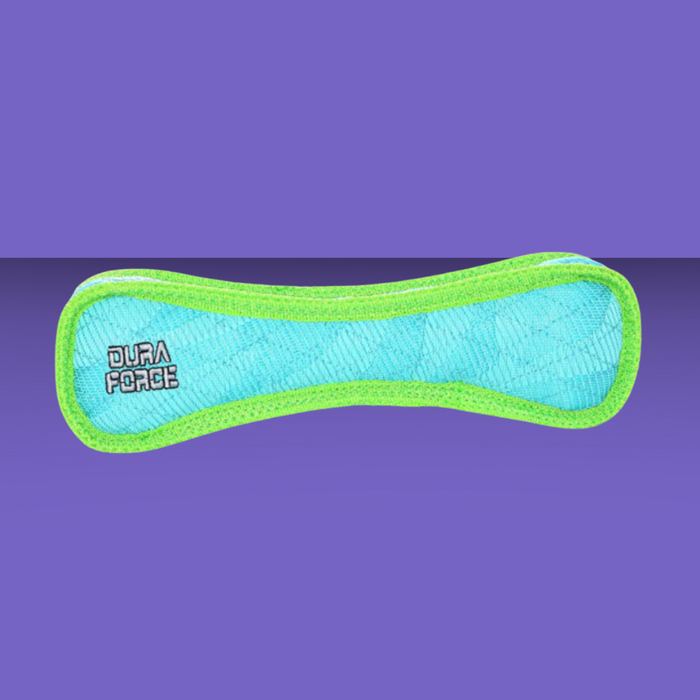 Tuffy DuraForce Jr Bone Tiger Blue Green