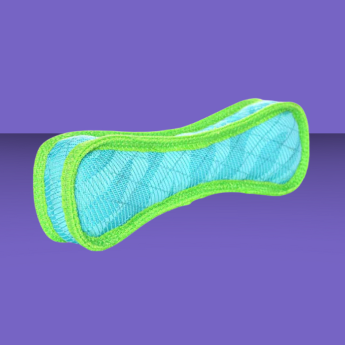 Tuffy DuraForce Jr Bone Tiger Blue Green