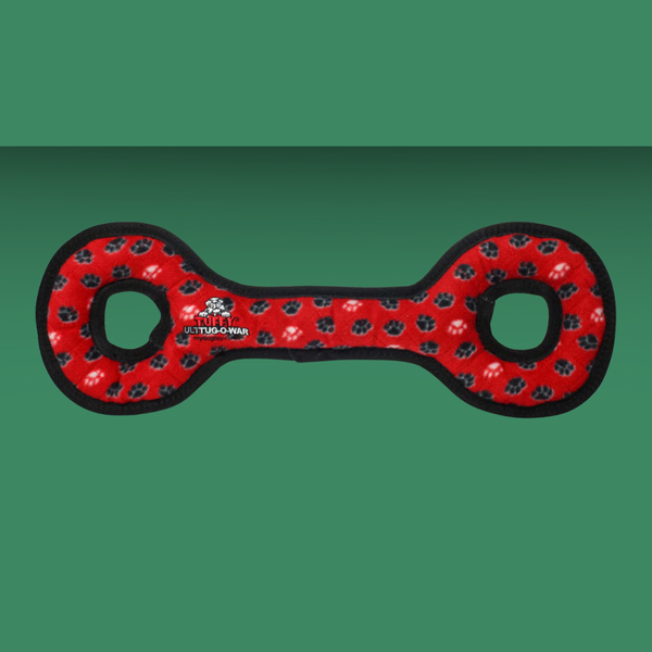 Tuffy Ultimate Tug-O-War Red Paws