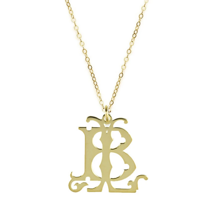 Two Letter Kensington Lola Monogram Necklace