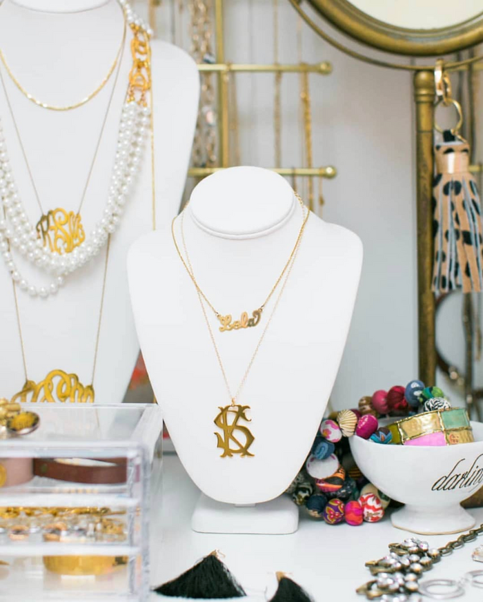 Two Letter Kensington Lola Monogram Necklace
