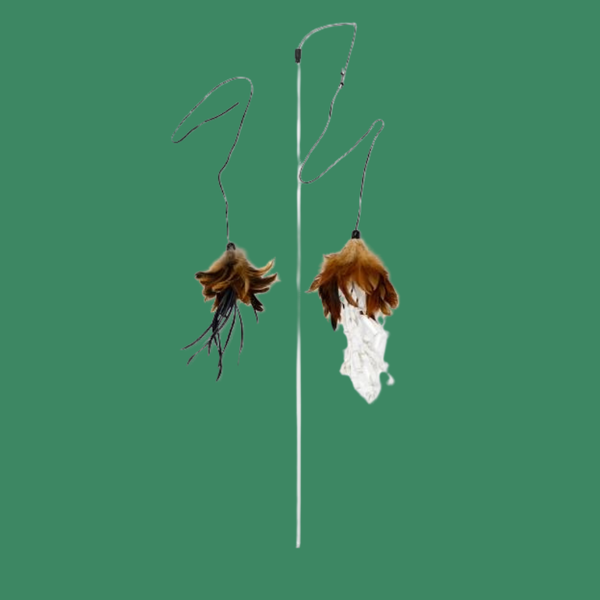Vee Purrfect Crunchy Feather Cat Toy