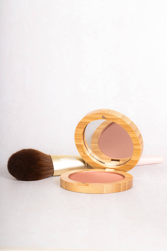 Vegan Blusher Brush - Scoop Whole Beauty - blusher brush