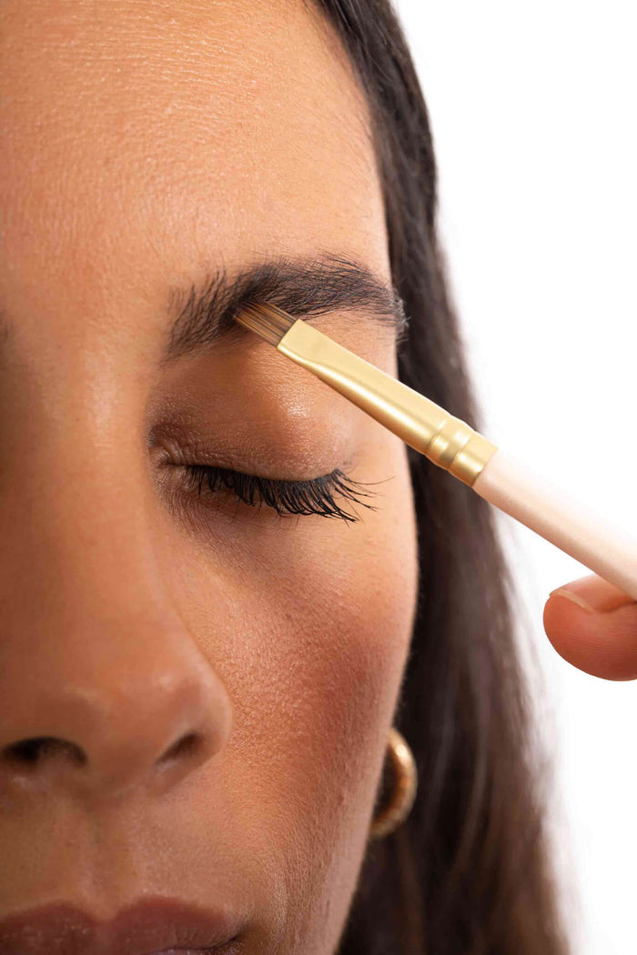 Vegan Double Edged Brow Brush - Scoop Whole Beauty - eyebrow brush