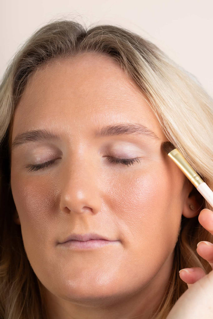 Vegan Flat Eyeshadow Brush - Scoop Whole Beauty - eyeshadow brush