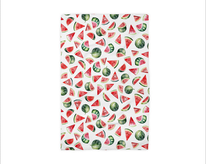 Watermelon Sunshine Summer Fruit Market Kitchen Towel Waffle