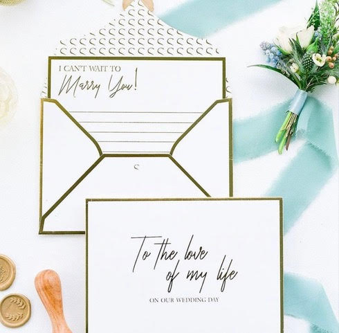 Wedding Bride & Groom Greeting Cards