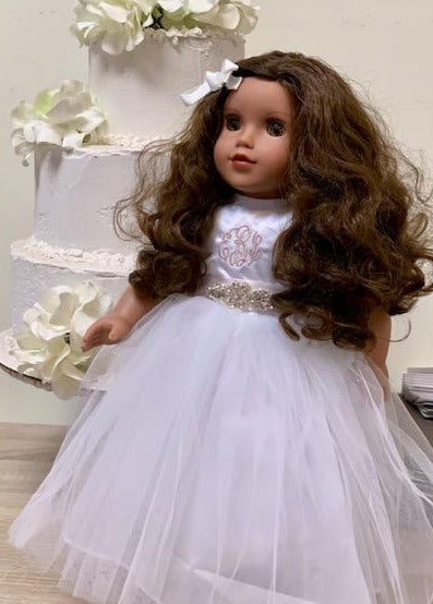 Wedding Flower Girl Doll