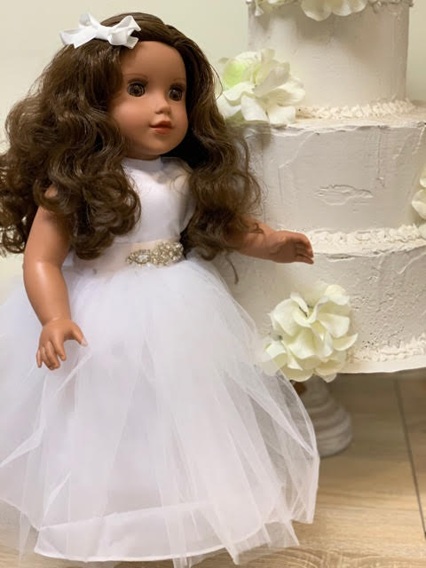 Wedding Flower Girl Doll