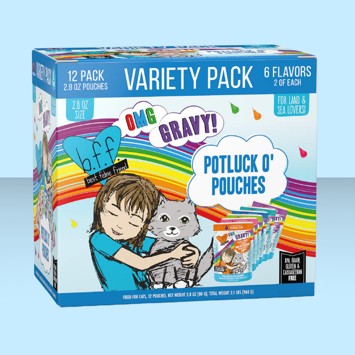 Weruva BFF OMG Potluck O Pouches Variety Pack