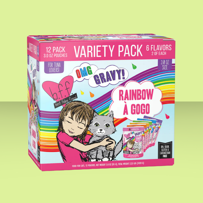 Weruva BFF OMG Rainbow A Gogo Variety Pack Pouches