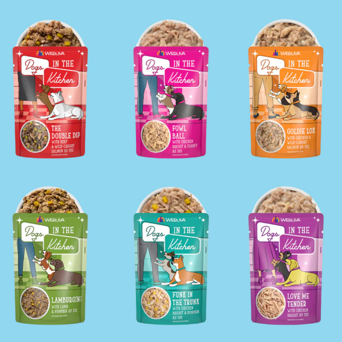 Weruva Dogs In The Kitchen Pooch Pouch Party Variety Pack