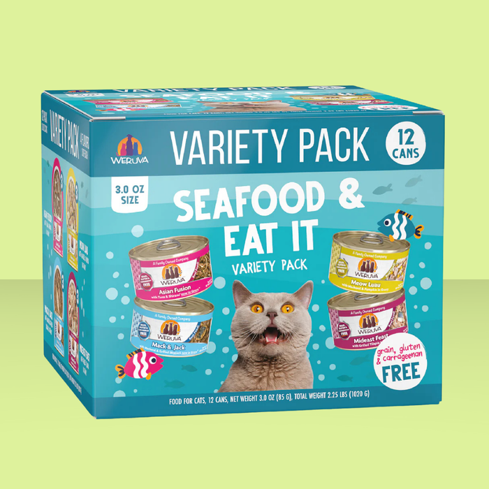 Weruva Seafood & Eat It! Variety Pack 3oz