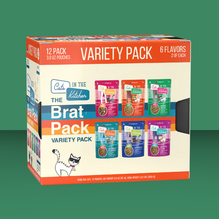 Weruva Slide N Serve Brat Pack Variety Pack 3oz  N