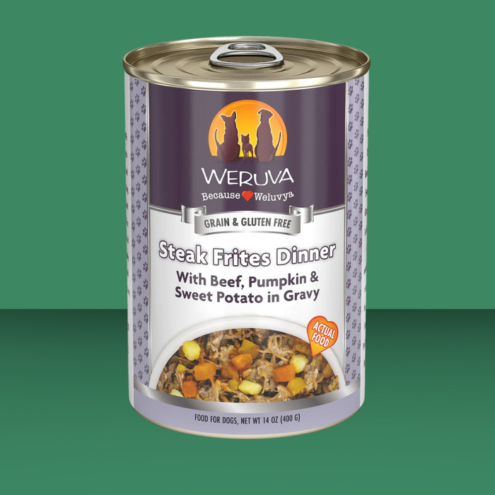 Weruva Steak Frites Dog 14oz
