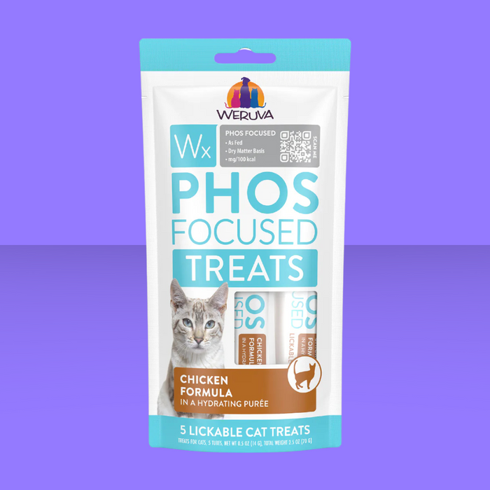 Weruva Wx Low Phosphorous Lickable Treat Chicken 5 Pack