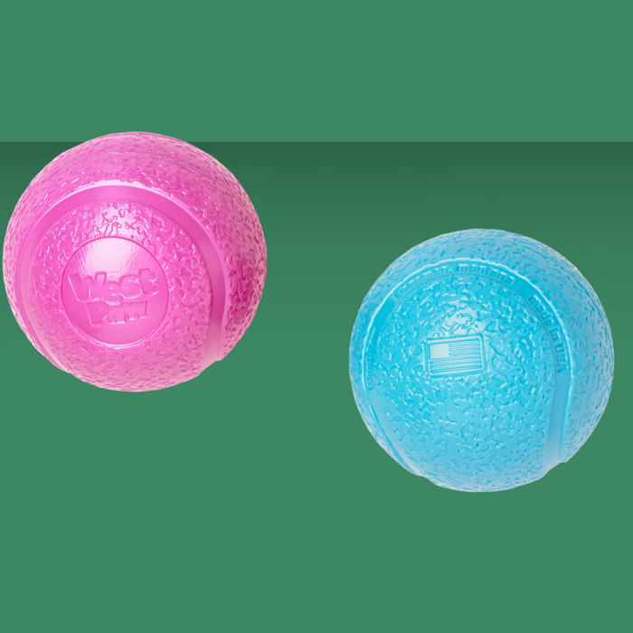 West Paw Boundr Hot Pink/Aqua S 2 Pack