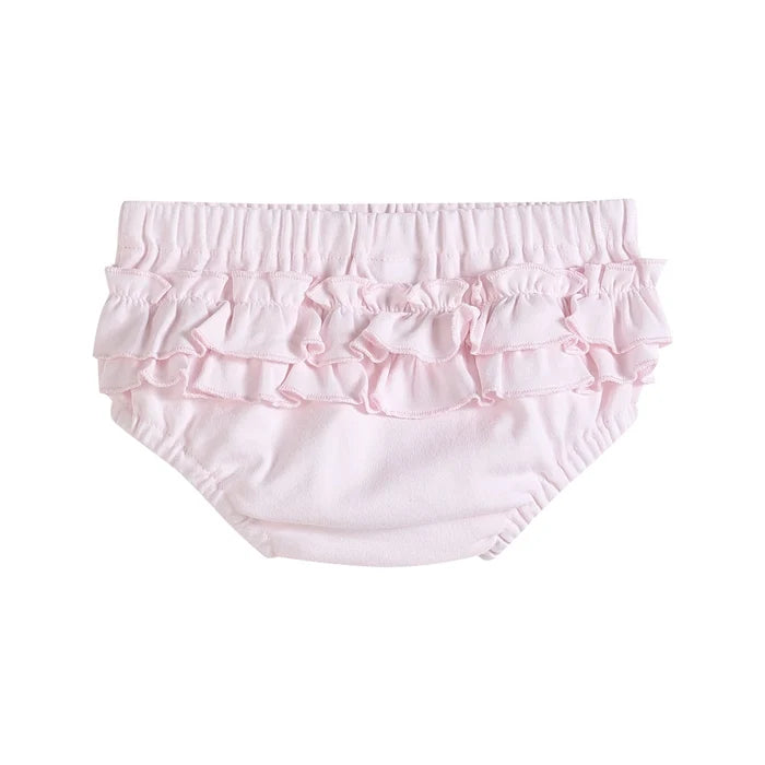 White and Pink Baby Bloomers Knit 2pc Set