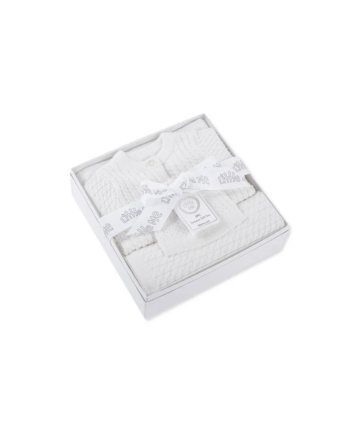 White Cable Sweater Gift Box