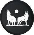 Wolves Howling in the MoonlightOffroad Jeep RV Camper Spare Tire Cover LV180 - TireCoverPro