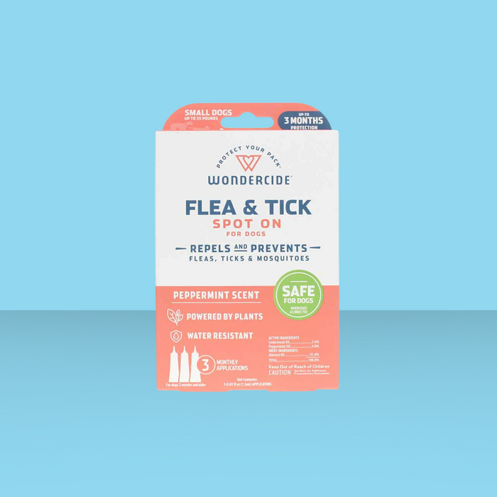 Wondercide Flea & Tick Spot On for Dogs Peppermint Small