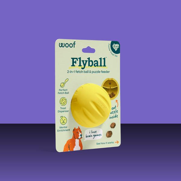 Woof Forager Flyball Yellow