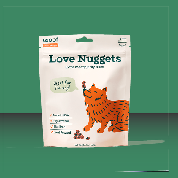 Woof Love Nuggets Training Treats Beef