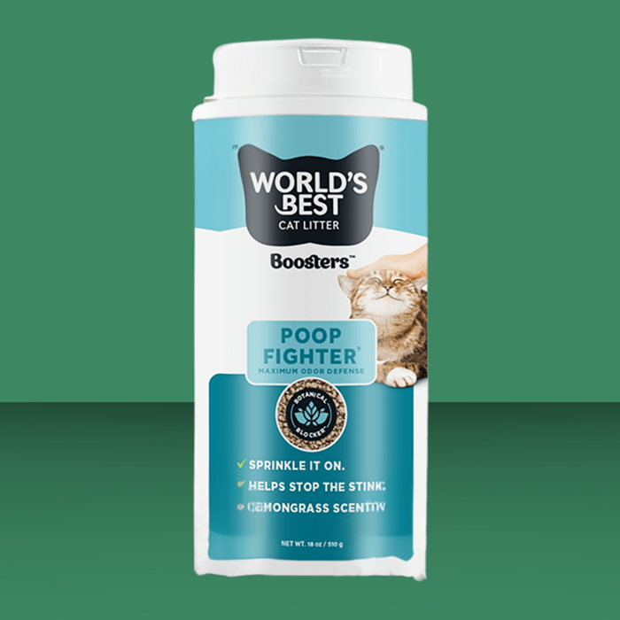 World's Best Litter Poop Fighter Litter Booster