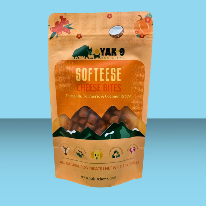 Yak 9 Soft Cheese Bites Pumpkin Turmeric & Coconut