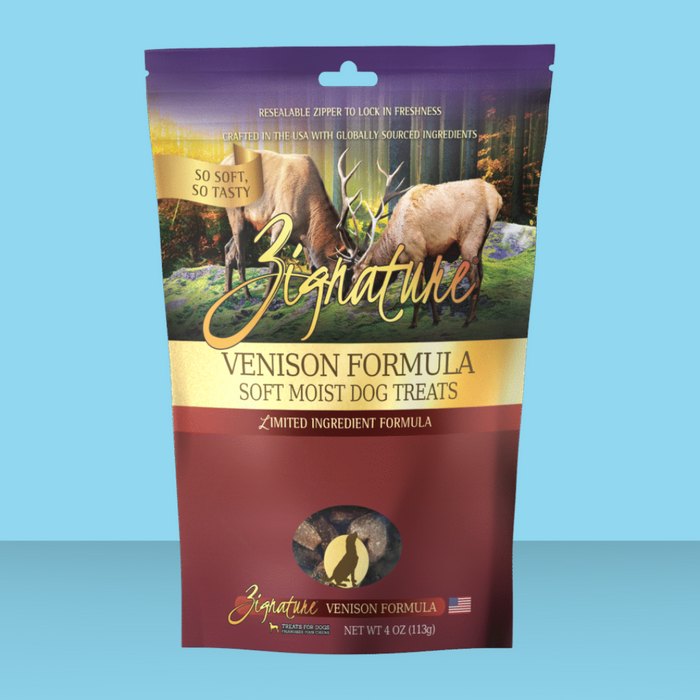 Zignature Soft Treat GF Venison 4oz