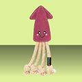 Zippy Paws Eco Suede & Rope Squid