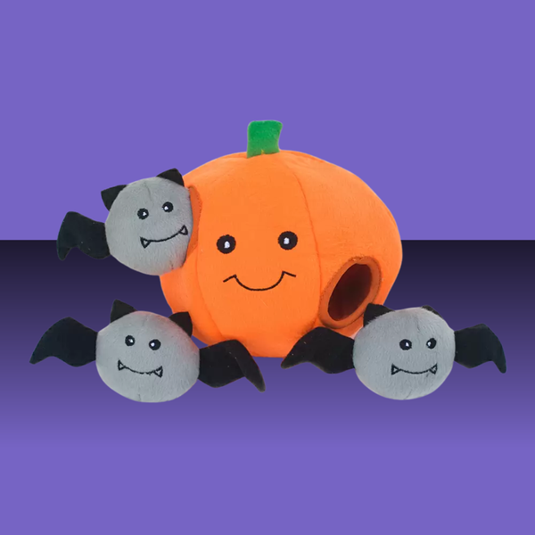 Zippy Paws Halloween Burrow Pumpkin