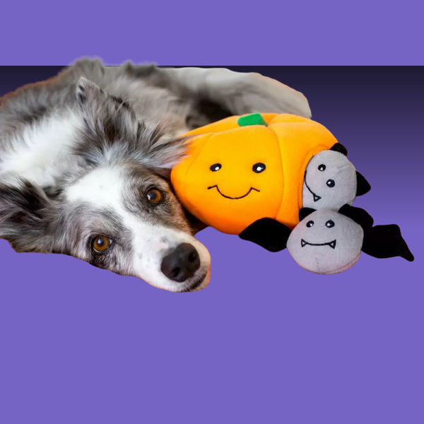 Zippy Paws Halloween Burrow Pumpkin